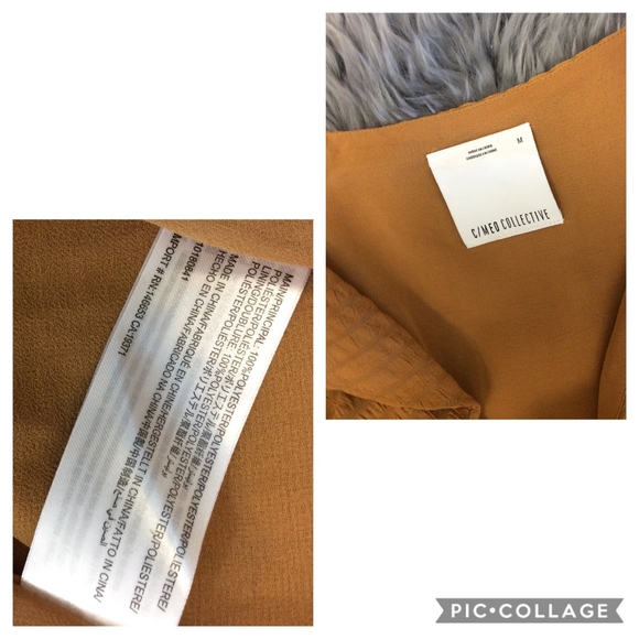 C/MEO COLLECTIVE Advance Wrap Dress in Mustard - Picture 2 of 4